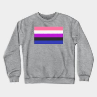 Genderfluid Flag Crewneck Sweatshirt